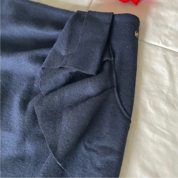 Carolina Herrera navy ruffle midi skirt - Picture 6 of 7